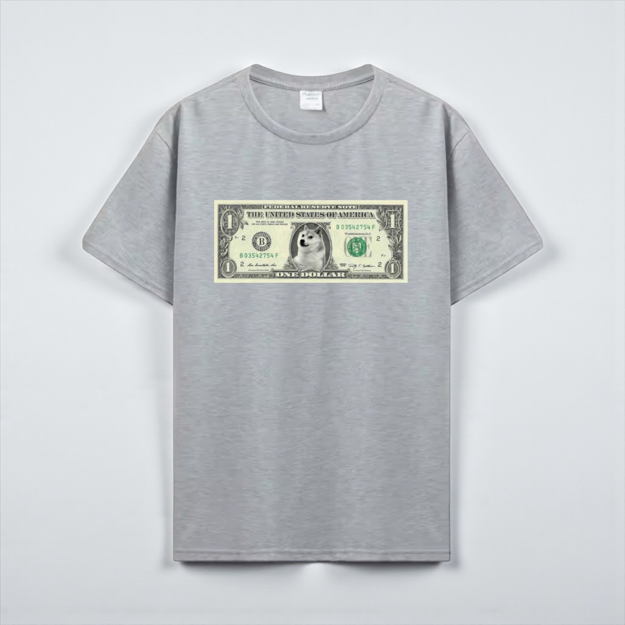 DOGE ‘DOGE TO $1’ T-shirt - Grey