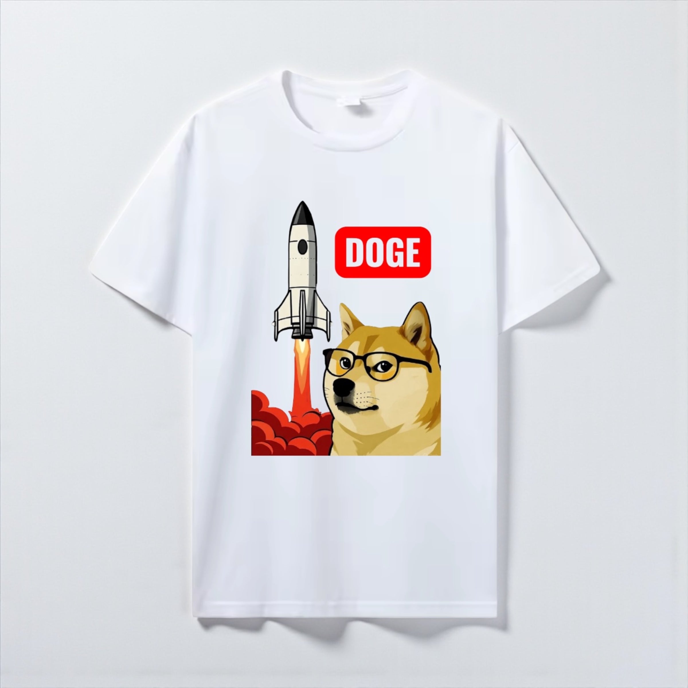 DOGE ‘TO THE MOON’ T-shirt - White