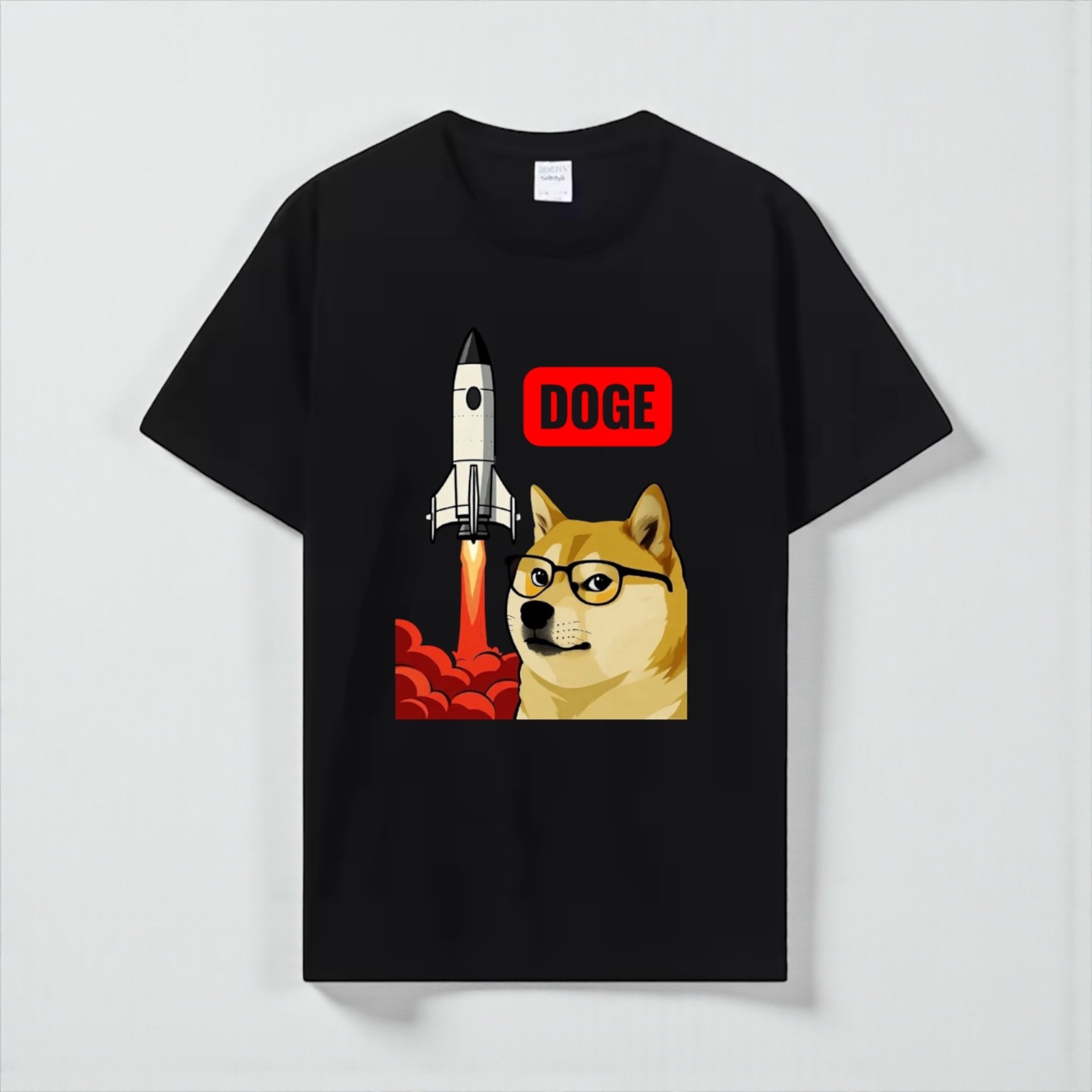 DOGE ‘TO THE MOON’ T-shirt - Black